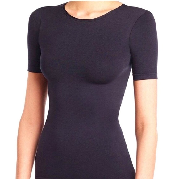 NEW Commando Minimalist Crew Neck T-Shirt Black Short Sleeve Tee Sz M/L - Picture 4 of 8